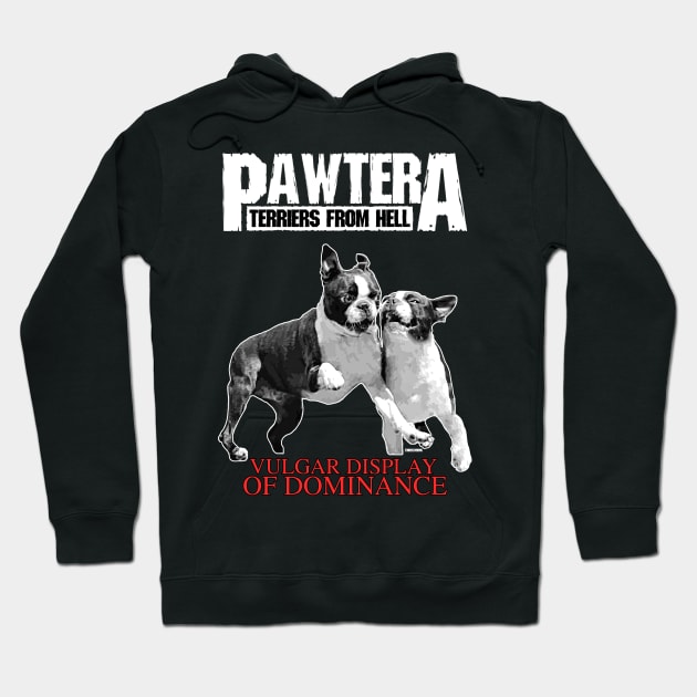 Pawtera // Terriers from Hell Heavy Metal Design Hoodie by darklordpug